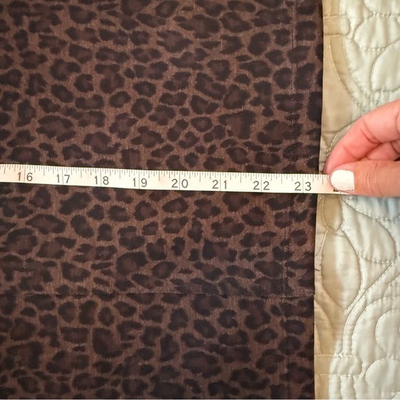 NWT Liverpool “Bia” Knit Brown Leopard Pencil Skirt Size 10 - Picture 10 of 11